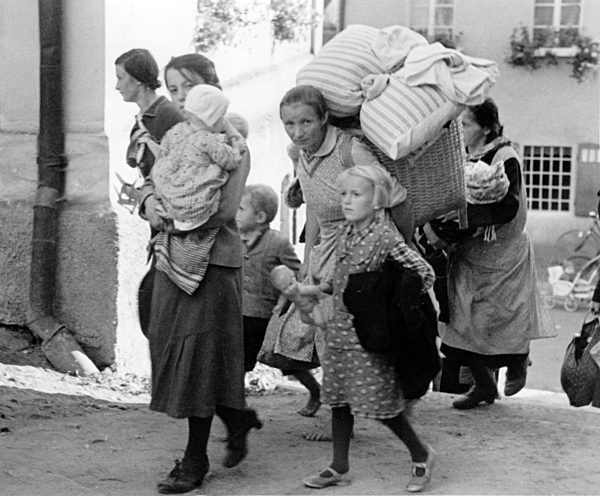 Third Reich - Sudeten German refugees 1938