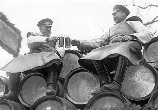 III. Reich - Kutscher mit Bockbier 1930er Jahre