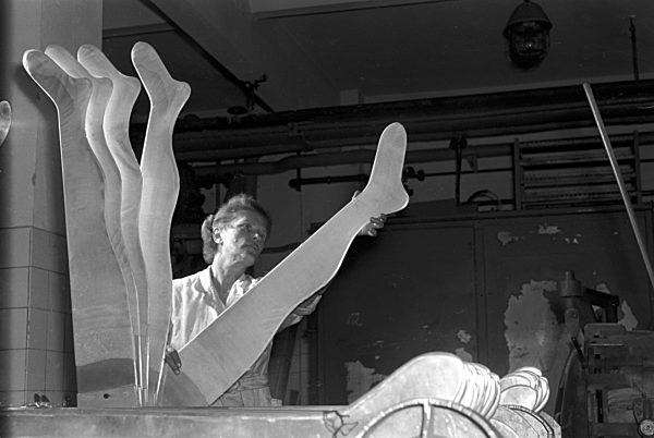 DDR - Perlonherstellung 1952