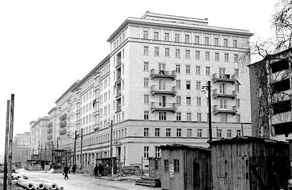 DDR - Aufbau Stalinallee 1952