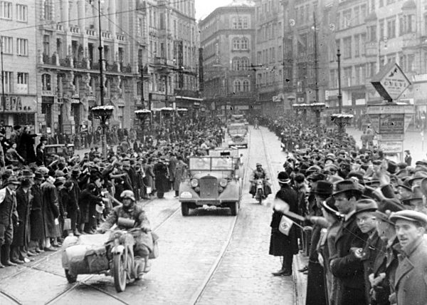 III. Reich - Einzug der deutschen Truppen in Brünn 1939