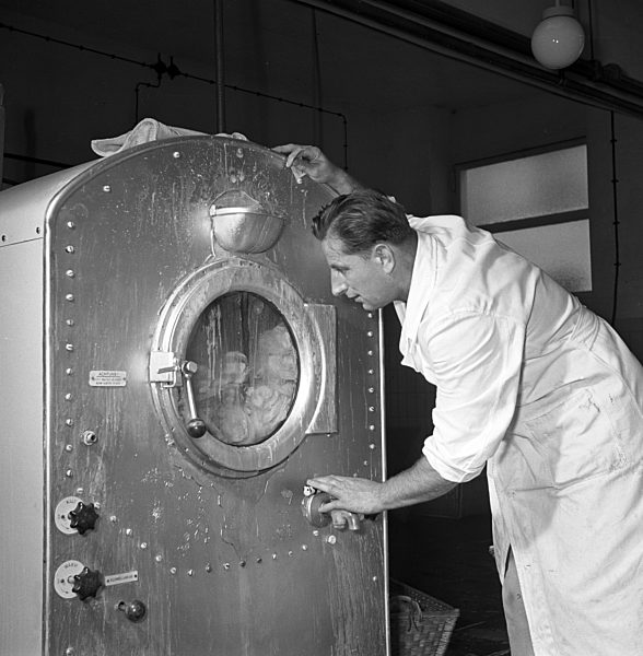 DDR - Wäscherei Carl Steyer um 1955