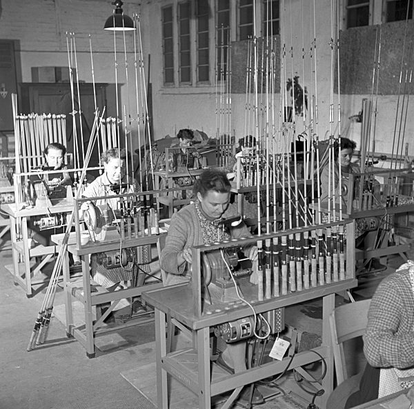 DDR - VEB Glasfaserwerk Sebnitz um 1958