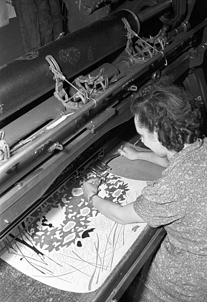 DDR - VEB Modedruck Gera 1954