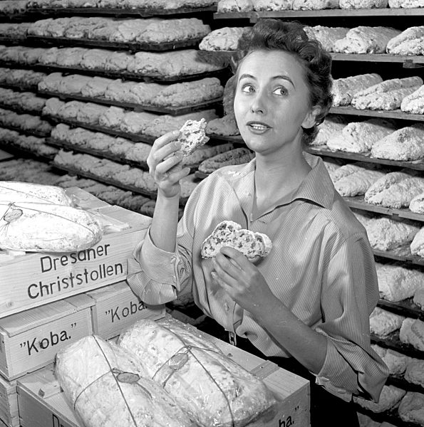 DDR - Dresdner Christstollen 1954