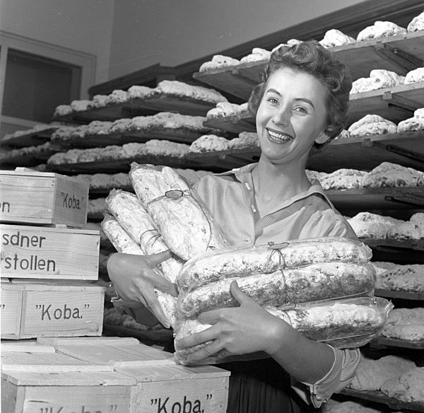 DDR - Dresdner Christstollen 1954