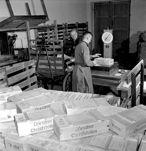 DDR - Dresdner Christstollen 1954