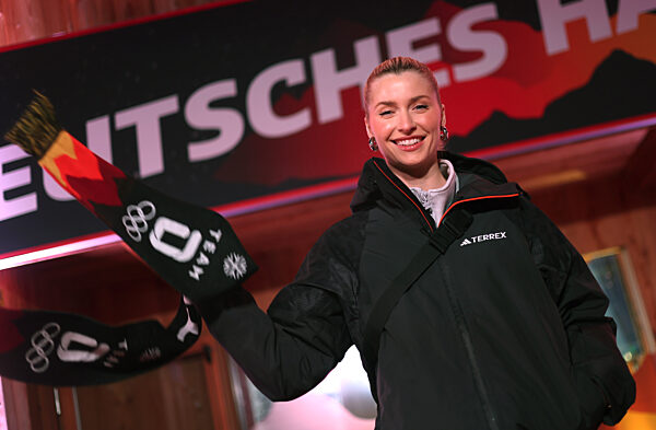 Deutsches Haus - Olympische Winterspiele 2026 - Lena Gercke im Deutschen Haus