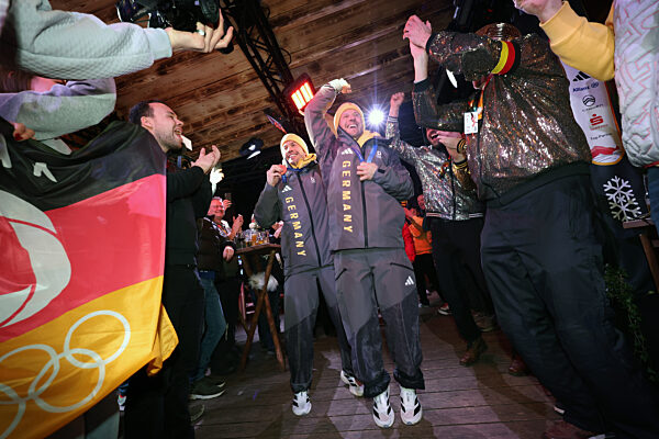 Deutsches Haus - Olympische Winterspiele 2026 - Wendl/Arlt mit Bronze