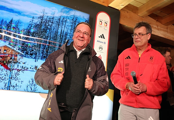 Milano Cortina 2026  -  Boris Pistorius und Thomas Weikert