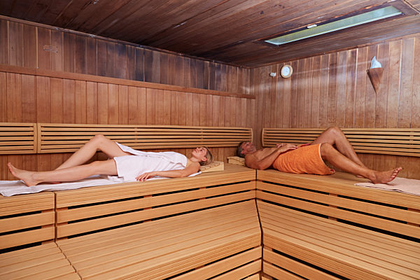 In der Sauna