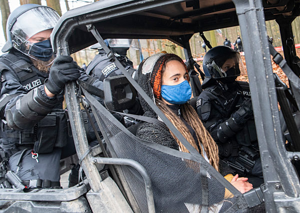 Polizeieinsatz am Dannenröder Forst