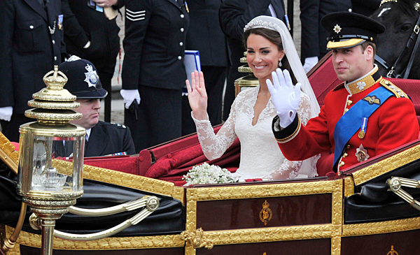 Royal Wedding - Leaving Westminster Abbey