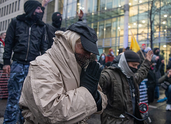 Coronavirus - Demonstration gegen Corona-Auflagen
