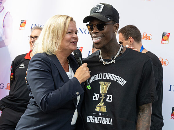 Empfang für Basketball-Weltmeister