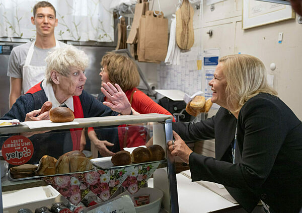 Wahlkampf Hessen - Nancy Faeser