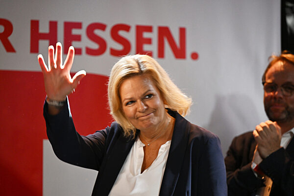 Landtagswahl Hessen - Wahlparty SPD