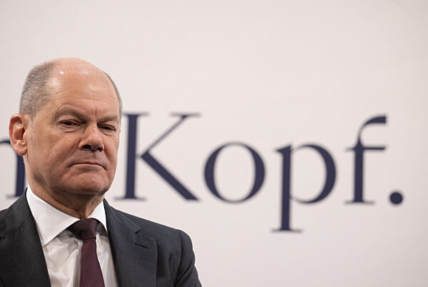 Bundeskanzler Scholz beim „FAZ-Leserforum“
