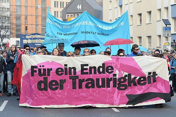 Eröffnung EZB - Demonstrationen