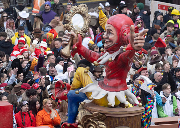 Rosenmontag am Rhein - Mainz