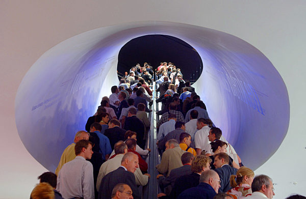 IAA International Motor Show Frankfurt - visitor rush