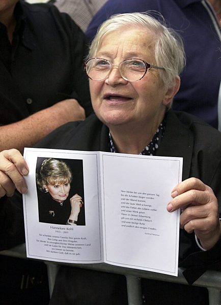 Trauerfeier für Hannelore Kohl im Dom zu Speyer