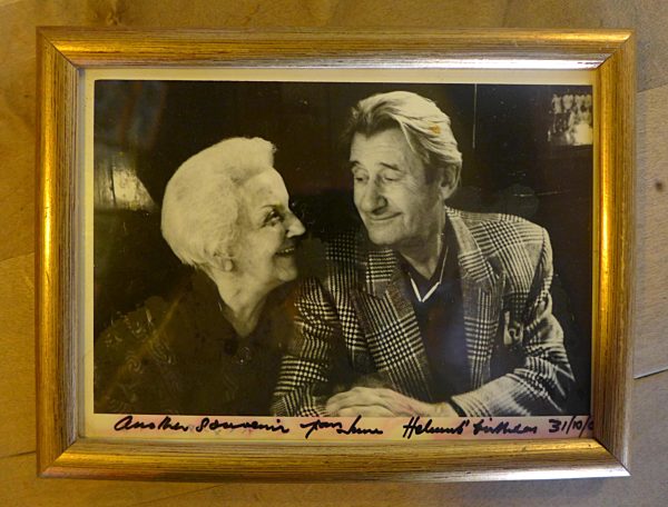 Dieses Foto hängt in der Berliner Künstlerkneipe "Diener" in der Grolmanstr...