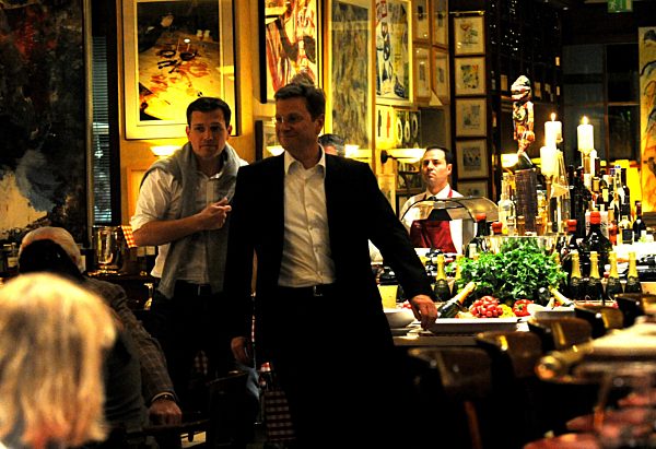 Guido Westerwelle geht mit Lebenspartner essen