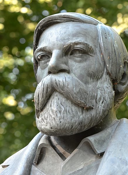 Karl Marx  and Friedrich Engels memorial