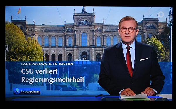 TV-news after the elections in Bavaria