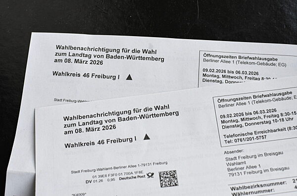Baden-Wuerttemberg, Landtagswahl, Wahlbenachrichtigung