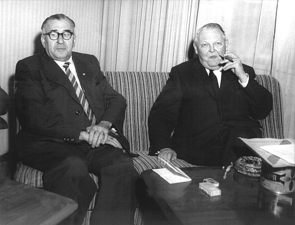 Willi Richter bei Erhard