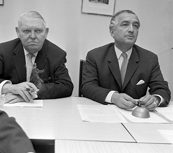 Ludwig Erhard and Erich Mende