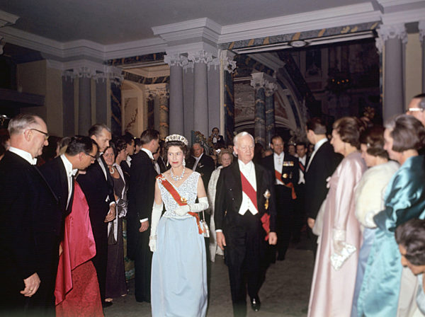Queen Elizabeth II visits Bruehl, 1965