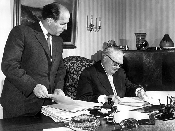 Bundeswirtschaftsminister Prof. Ludwig Erhard