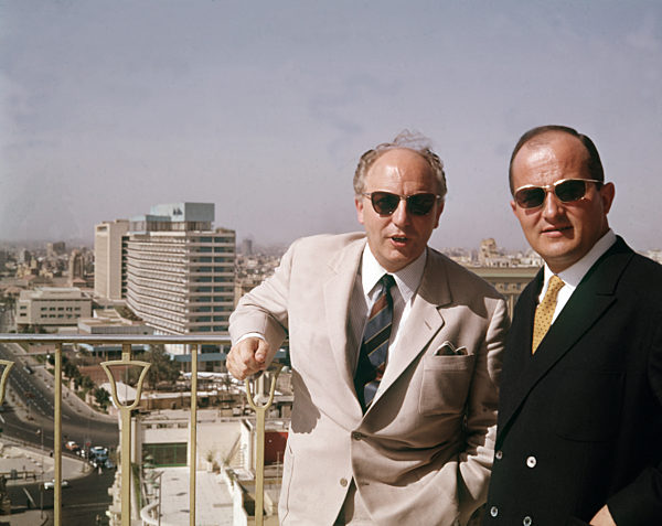 Walter Scheel und Rainer Barzel