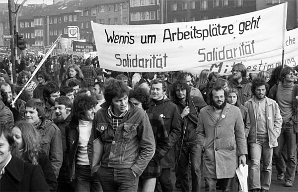 DGB demonstration for co-determination 1975