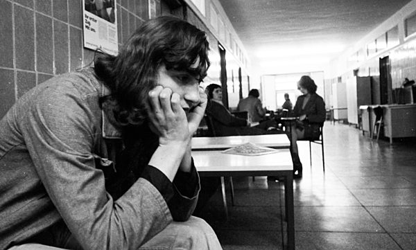 Junge Arbeitslose 1974