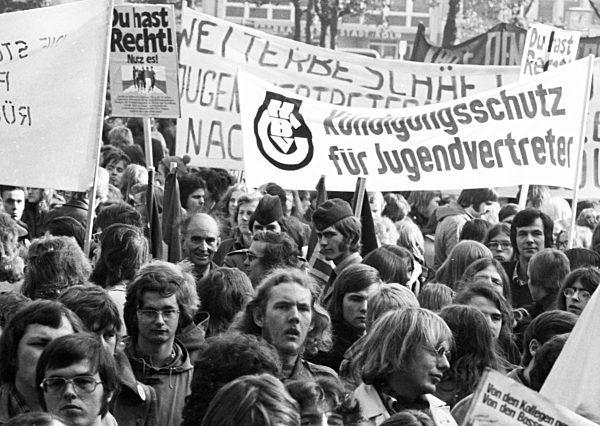 DGB against dismissal of youth representatives 1973