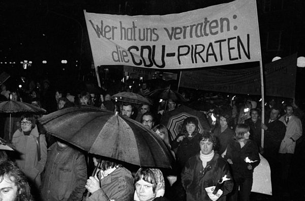 Demonstration for SPD/FDP government 1972