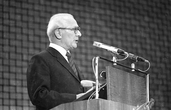 The state visit of Erich Honecker