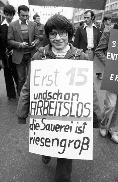 DGB demonstration against youth unemployment 1978
