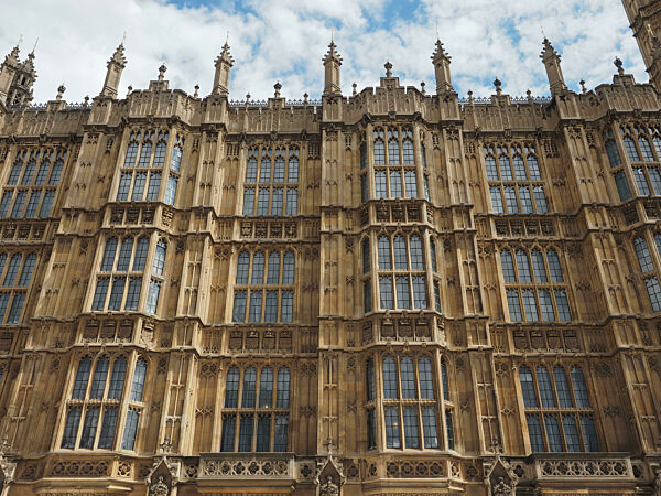 Houses of Parliament alias Westminster Palace in London, UK