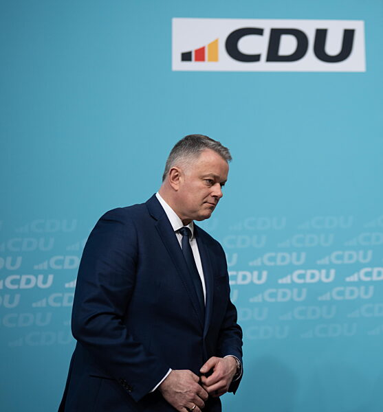 CDU Deutschlands - Pressekonfererenz nach Bundesvorstandssitzung -
