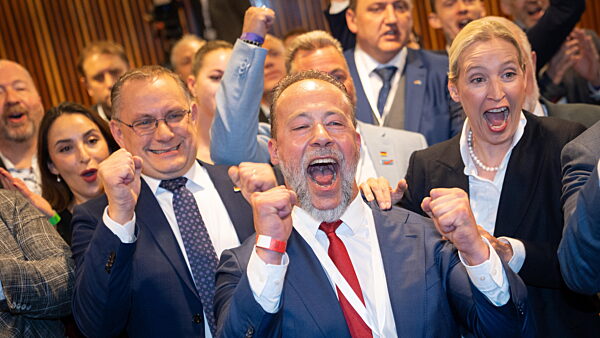 Landtagswahl 2026 in Rheinland-Pfalz Wahlabend im Gebäude des Landesparlaments