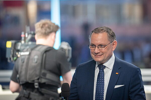 Landtagswahl 2026 in Rheinland-Pfalz Wahlabend im Gebäude des Landesparlaments