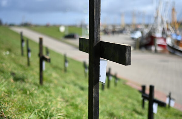 Protest gegen Verbot von Grundschleppnetzen