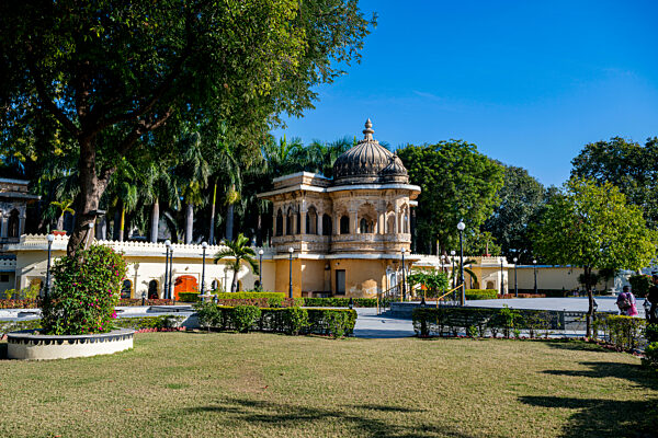 Jag Mandir Palace on lkae Pichola, Udaipur, Rajasthan, India
