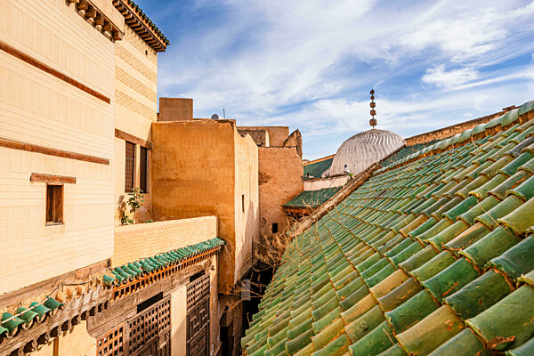 Al-Attarine Madrasa in the Medina of Fes, Morocco