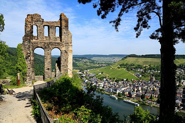 Grevenburg Castle Ruin, Traben-Trabach, Moselle Valley, Rhineland-Palatinate, Germany